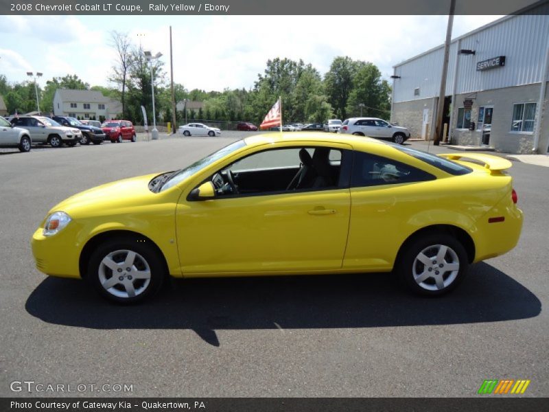 Rally Yellow / Ebony 2008 Chevrolet Cobalt LT Coupe