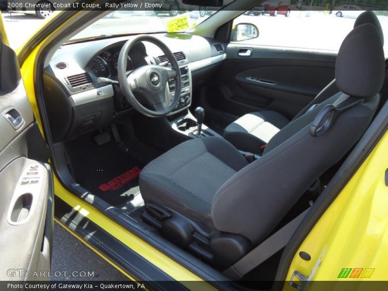 Rally Yellow / Ebony 2008 Chevrolet Cobalt LT Coupe
