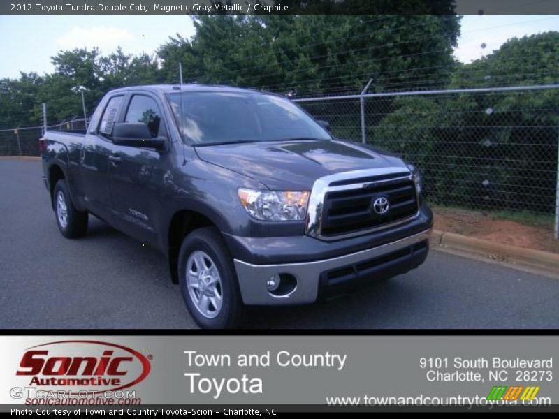 Magnetic Gray Metallic / Graphite 2012 Toyota Tundra Double Cab