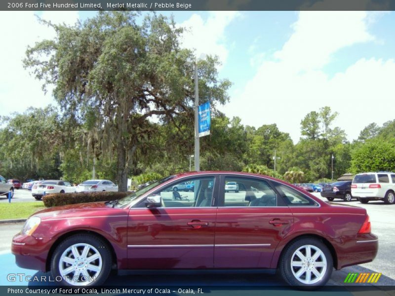 Merlot Metallic / Pebble Beige 2006 Ford Five Hundred Limited