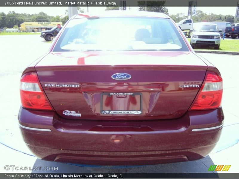 Merlot Metallic / Pebble Beige 2006 Ford Five Hundred Limited