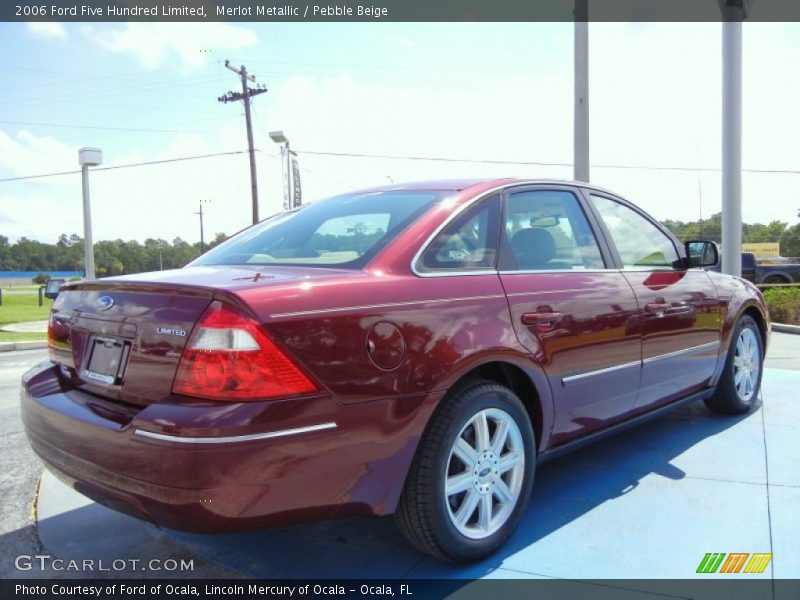 Merlot Metallic / Pebble Beige 2006 Ford Five Hundred Limited