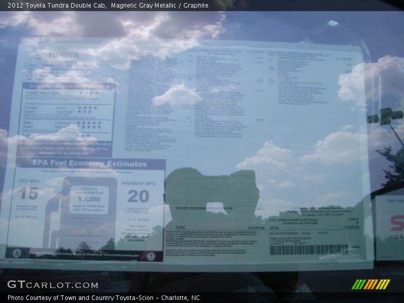 Magnetic Gray Metallic / Graphite 2012 Toyota Tundra Double Cab