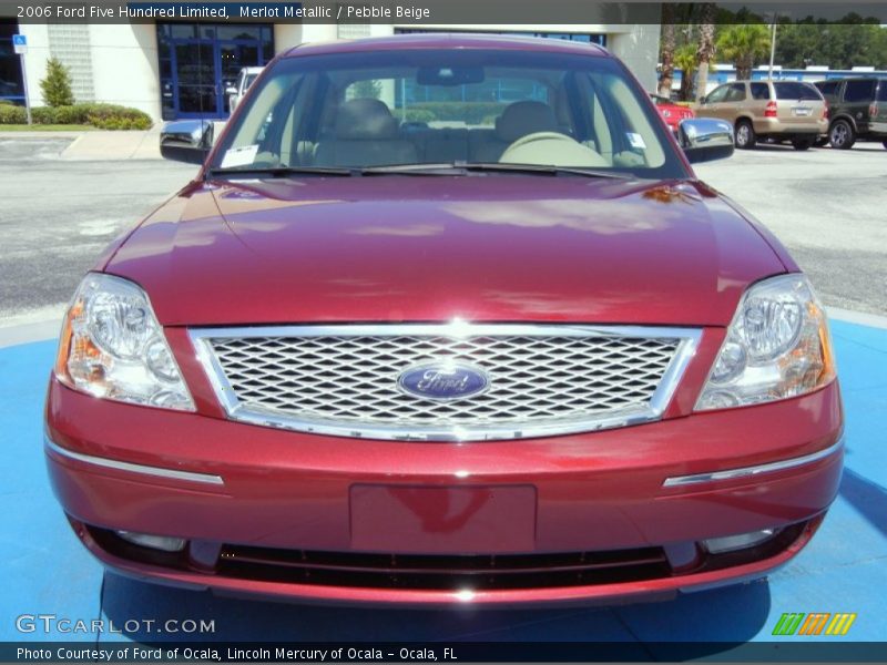 Merlot Metallic / Pebble Beige 2006 Ford Five Hundred Limited