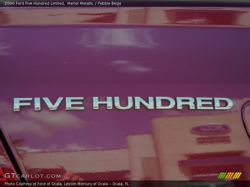 Merlot Metallic / Pebble Beige 2006 Ford Five Hundred Limited
