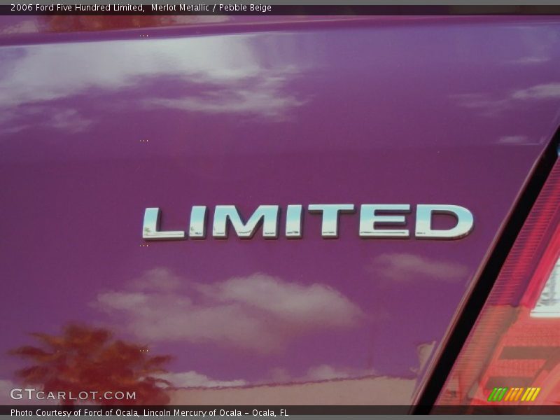 Merlot Metallic / Pebble Beige 2006 Ford Five Hundred Limited