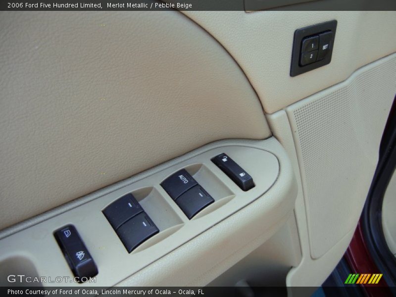 Merlot Metallic / Pebble Beige 2006 Ford Five Hundred Limited