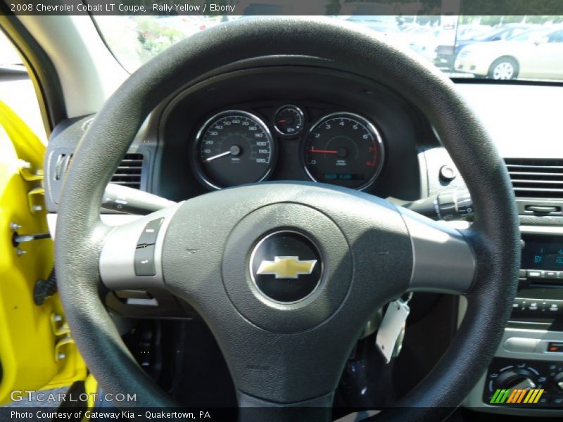 Rally Yellow / Ebony 2008 Chevrolet Cobalt LT Coupe