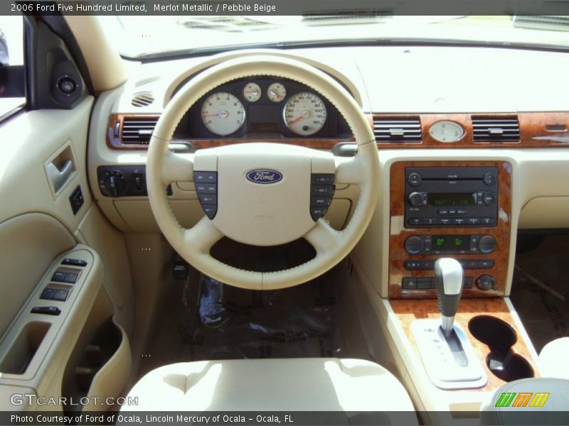 Merlot Metallic / Pebble Beige 2006 Ford Five Hundred Limited