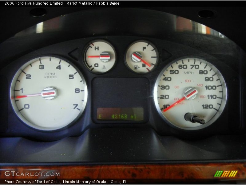 Merlot Metallic / Pebble Beige 2006 Ford Five Hundred Limited