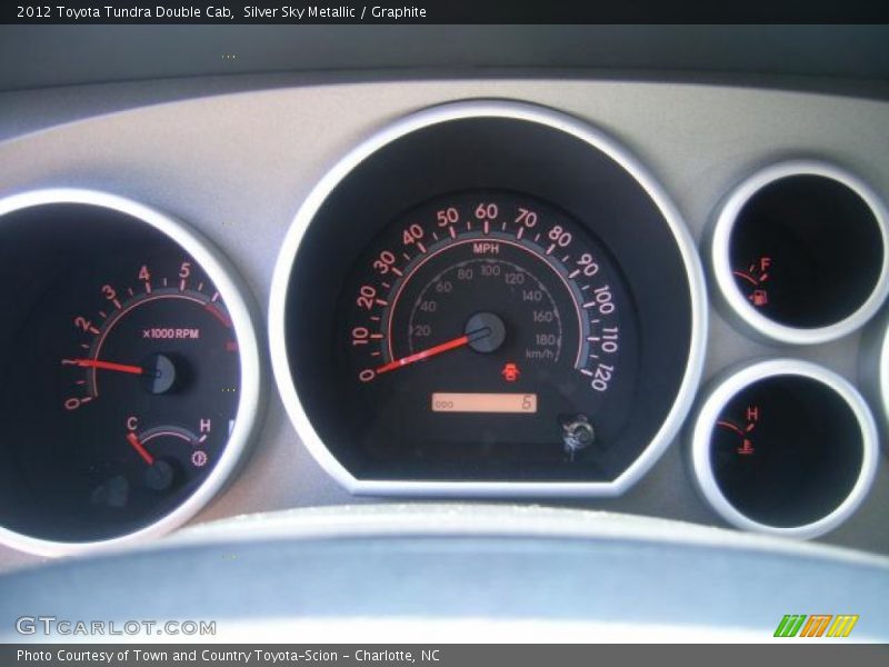 Silver Sky Metallic / Graphite 2012 Toyota Tundra Double Cab