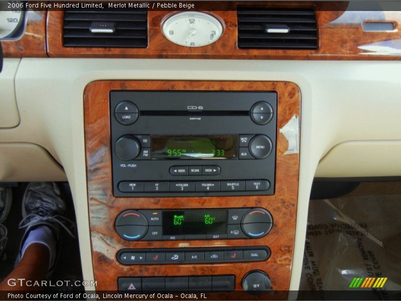 Merlot Metallic / Pebble Beige 2006 Ford Five Hundred Limited