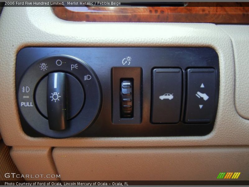 Merlot Metallic / Pebble Beige 2006 Ford Five Hundred Limited