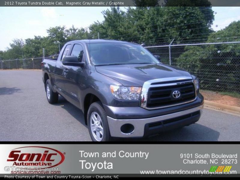 Magnetic Gray Metallic / Graphite 2012 Toyota Tundra Double Cab