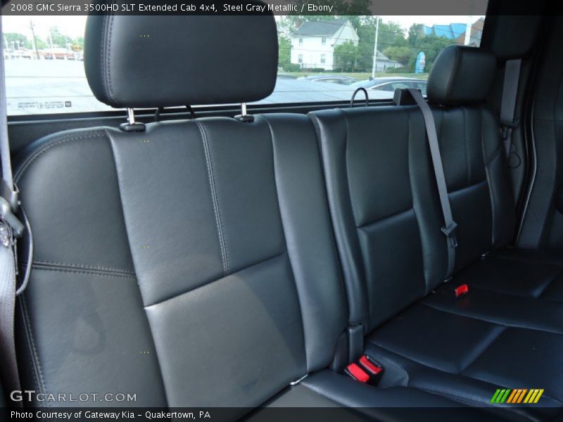 Rear Seat of 2008 Sierra 3500HD SLT Extended Cab 4x4