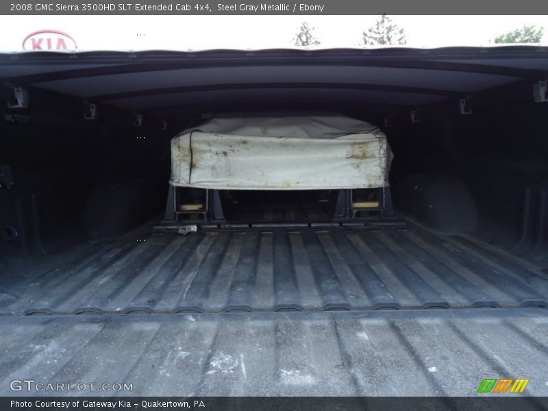 Steel Gray Metallic / Ebony 2008 GMC Sierra 3500HD SLT Extended Cab 4x4