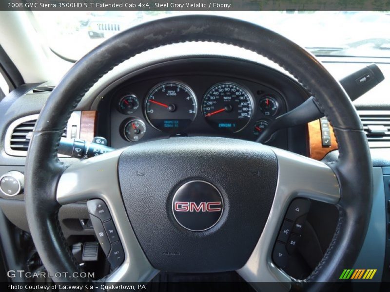  2008 Sierra 3500HD SLT Extended Cab 4x4 Steering Wheel