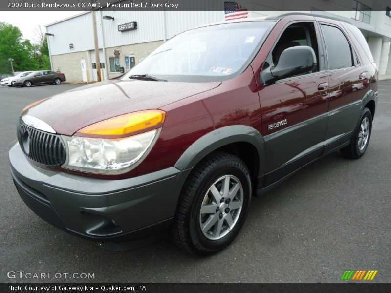 Medium Red / Dark Gray 2002 Buick Rendezvous CX AWD