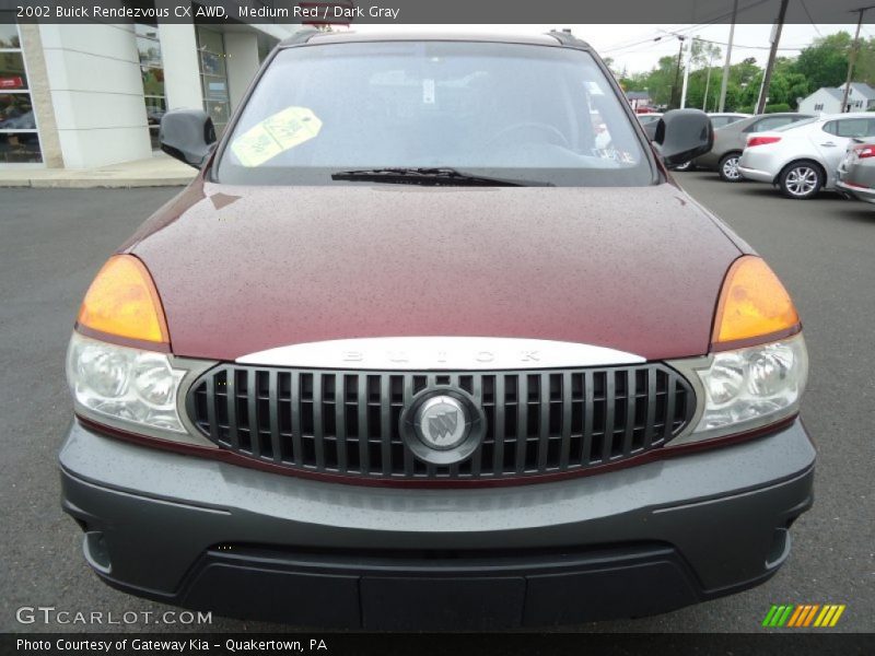 Medium Red / Dark Gray 2002 Buick Rendezvous CX AWD