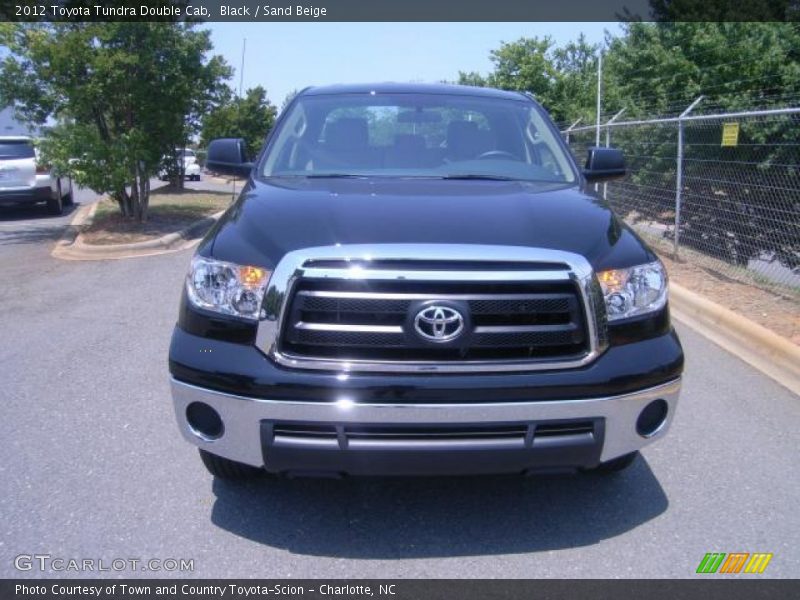 Black / Sand Beige 2012 Toyota Tundra Double Cab