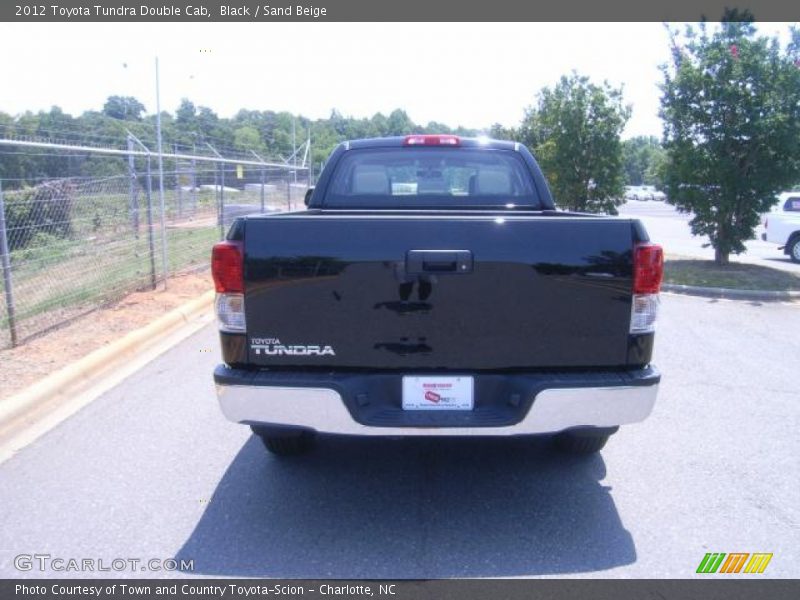 Black / Sand Beige 2012 Toyota Tundra Double Cab