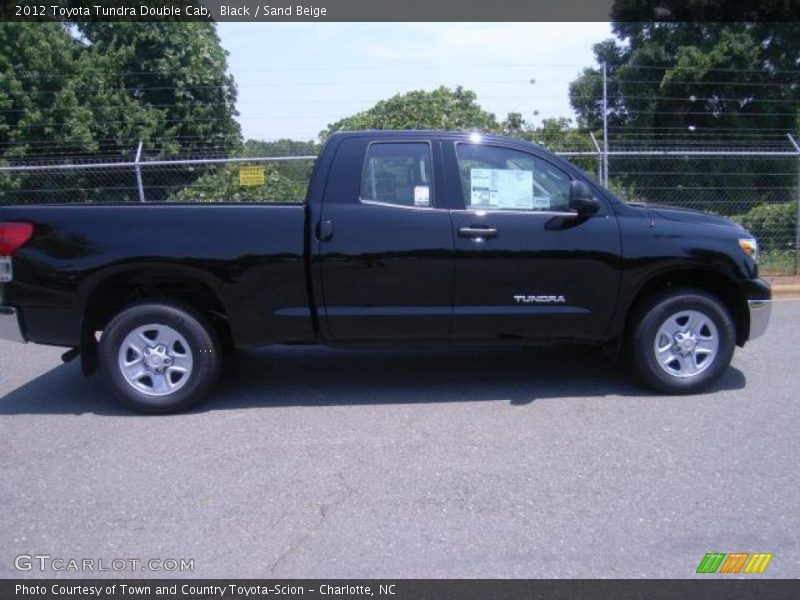 Black / Sand Beige 2012 Toyota Tundra Double Cab