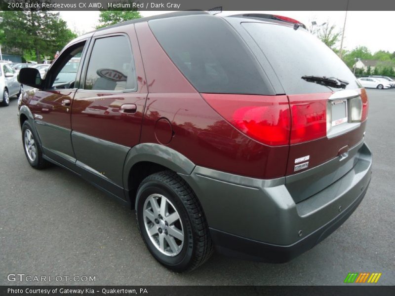 Medium Red / Dark Gray 2002 Buick Rendezvous CX AWD