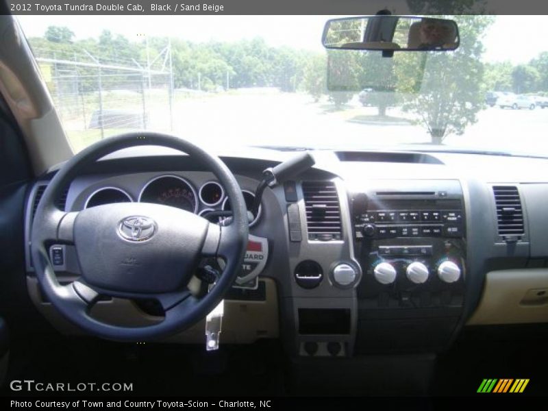 Black / Sand Beige 2012 Toyota Tundra Double Cab