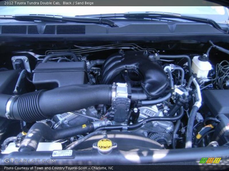 Black / Sand Beige 2012 Toyota Tundra Double Cab