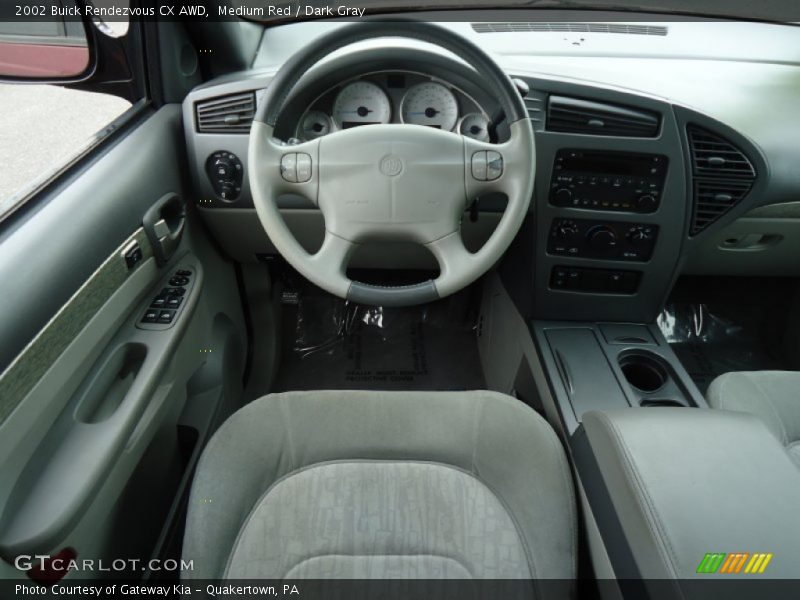 Medium Red / Dark Gray 2002 Buick Rendezvous CX AWD