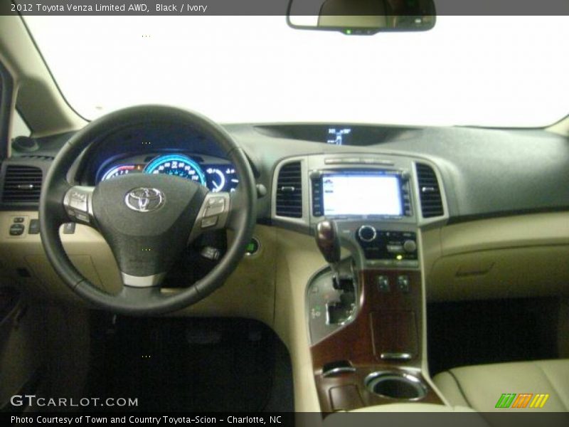 Black / Ivory 2012 Toyota Venza Limited AWD