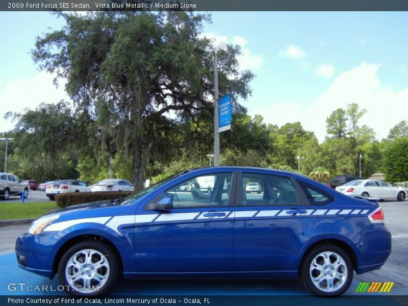  2009 Focus SES Sedan Vista Blue Metallic