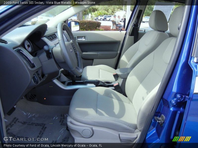 Front Seat of 2009 Focus SES Sedan