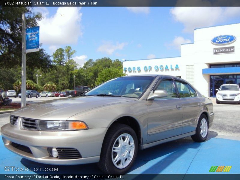 Bodega Beige Pearl / Tan 2002 Mitsubishi Galant LS