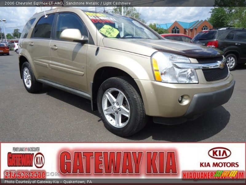 Sandstone Metallic / Light Cashmere 2006 Chevrolet Equinox LT AWD