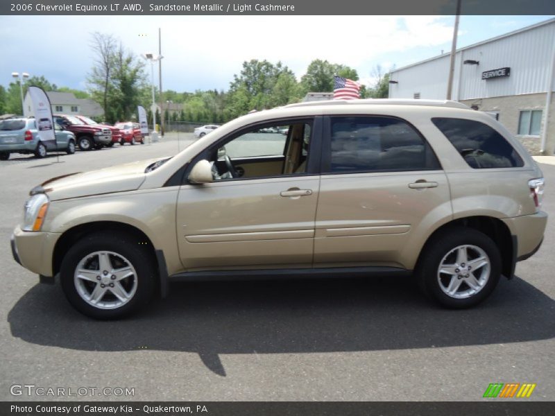 Sandstone Metallic / Light Cashmere 2006 Chevrolet Equinox LT AWD