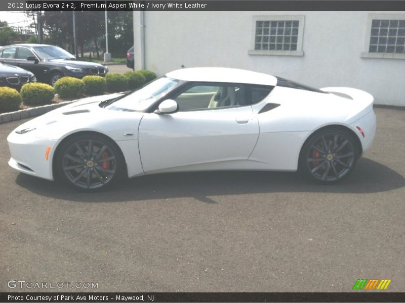 Premium Aspen White / Ivory White Leather 2012 Lotus Evora 2+2