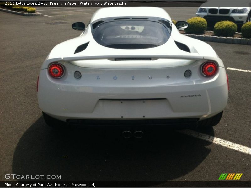 Premium Aspen White / Ivory White Leather 2012 Lotus Evora 2+2