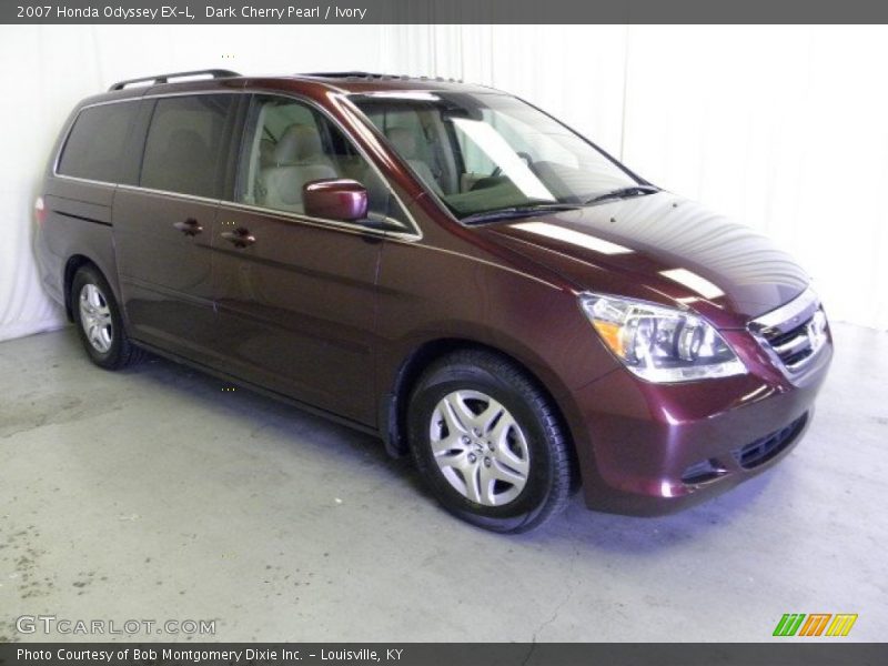 Dark Cherry Pearl / Ivory 2007 Honda Odyssey EX-L