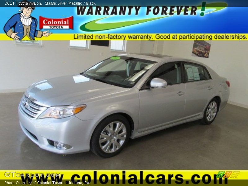 Classic Silver Metallic / Black 2011 Toyota Avalon