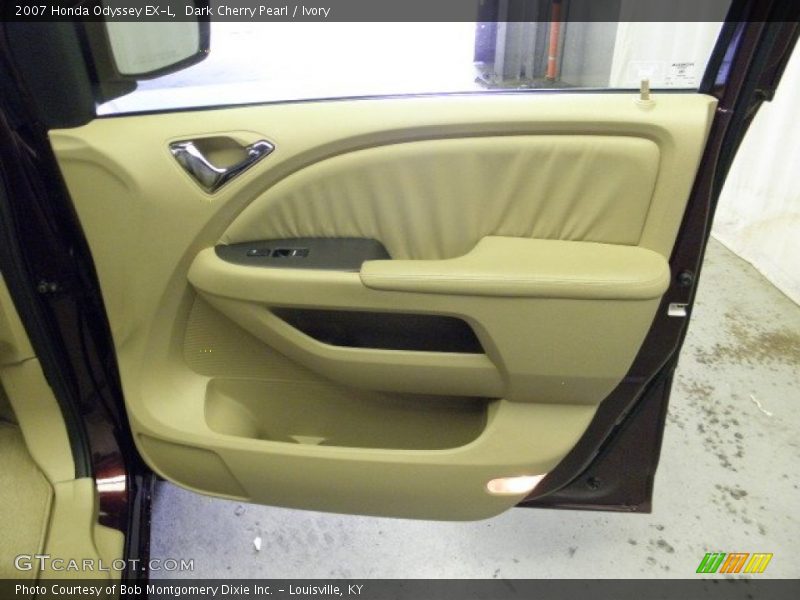 Dark Cherry Pearl / Ivory 2007 Honda Odyssey EX-L
