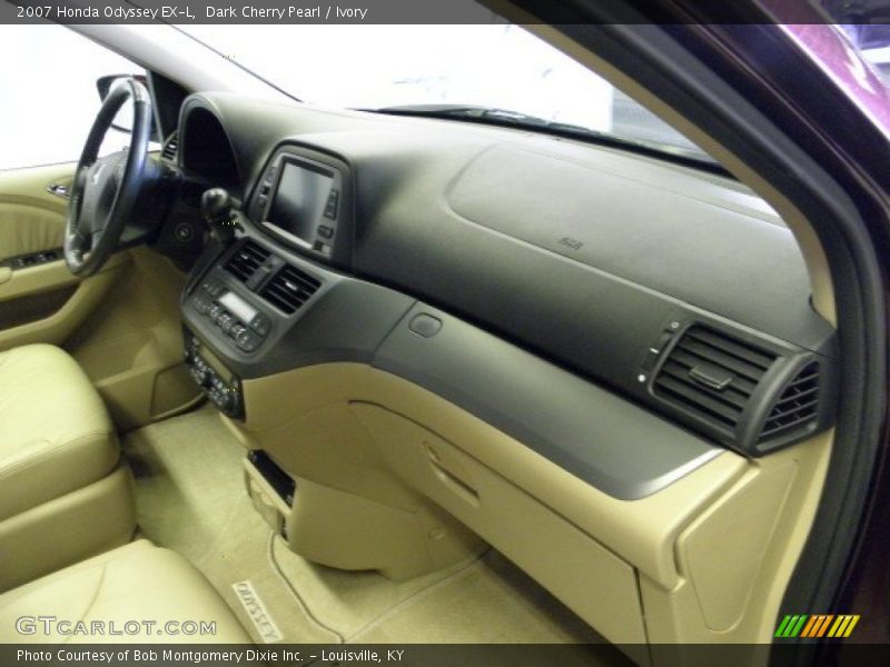 Dark Cherry Pearl / Ivory 2007 Honda Odyssey EX-L