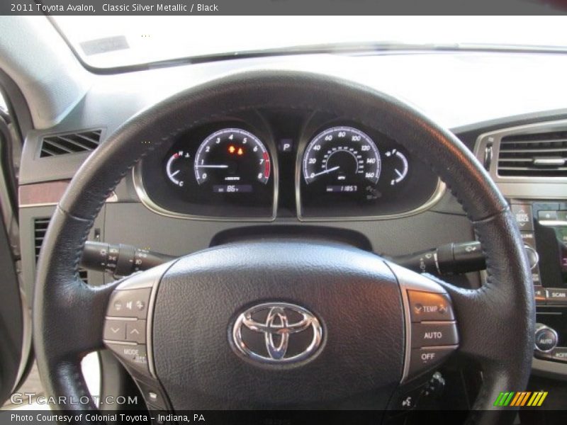Classic Silver Metallic / Black 2011 Toyota Avalon