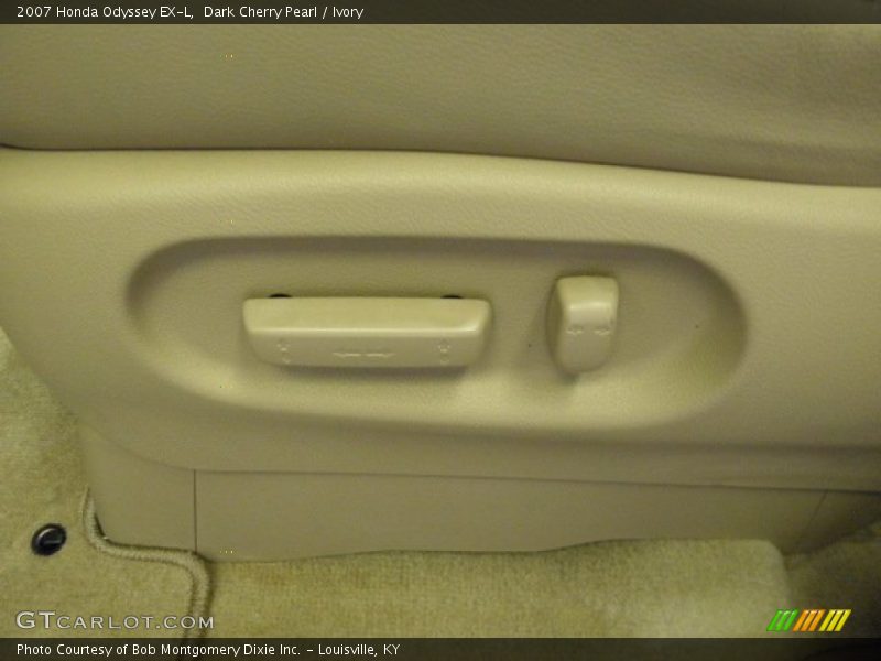 Dark Cherry Pearl / Ivory 2007 Honda Odyssey EX-L