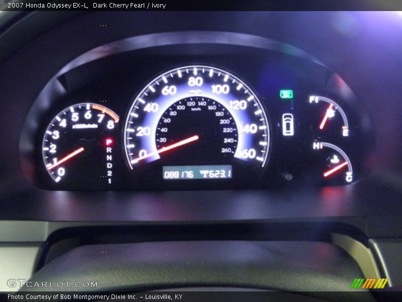 Dark Cherry Pearl / Ivory 2007 Honda Odyssey EX-L