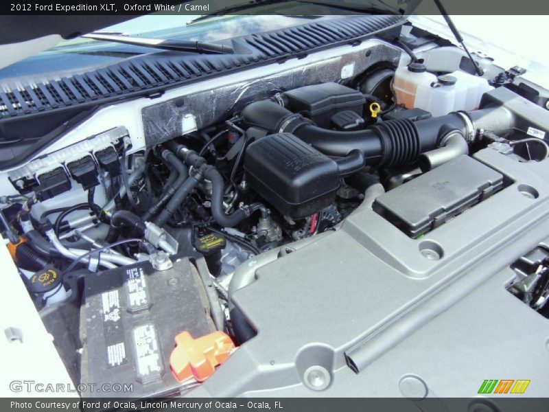 Oxford White / Camel 2012 Ford Expedition XLT