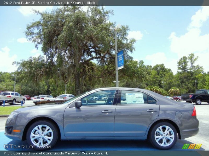 Sterling Grey Metallic / Charcoal Black 2012 Ford Fusion SE