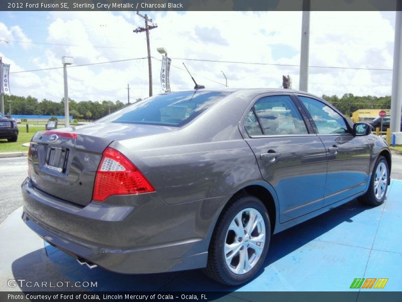 Sterling Grey Metallic / Charcoal Black 2012 Ford Fusion SE