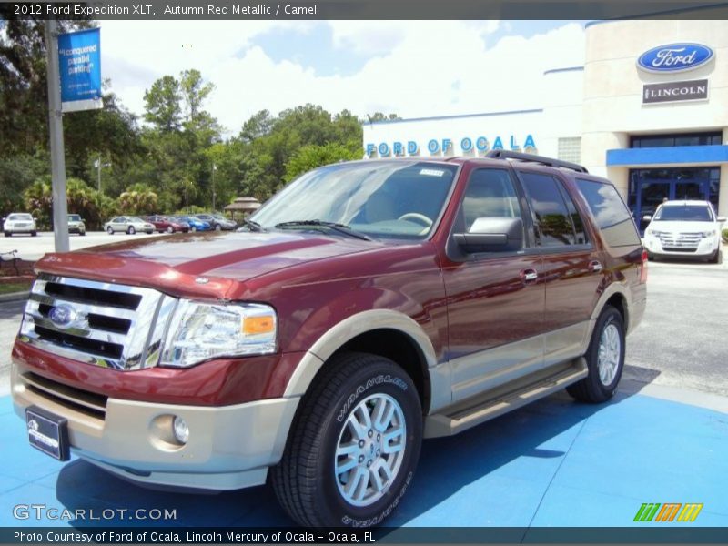 Autumn Red Metallic / Camel 2012 Ford Expedition XLT