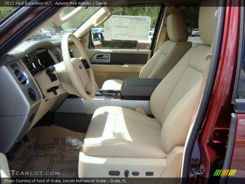 Autumn Red Metallic / Camel 2012 Ford Expedition XLT